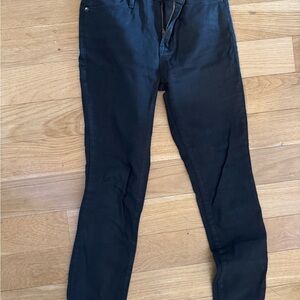 FRAME wax black pants size 23